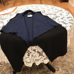 Dana Buchman long open shawl cardigan